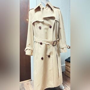 Classic Beige Trench Coat with Belt